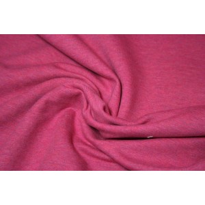 10cm Kuschelsweat Melange pink  (Grundpreis € 20,00/m)